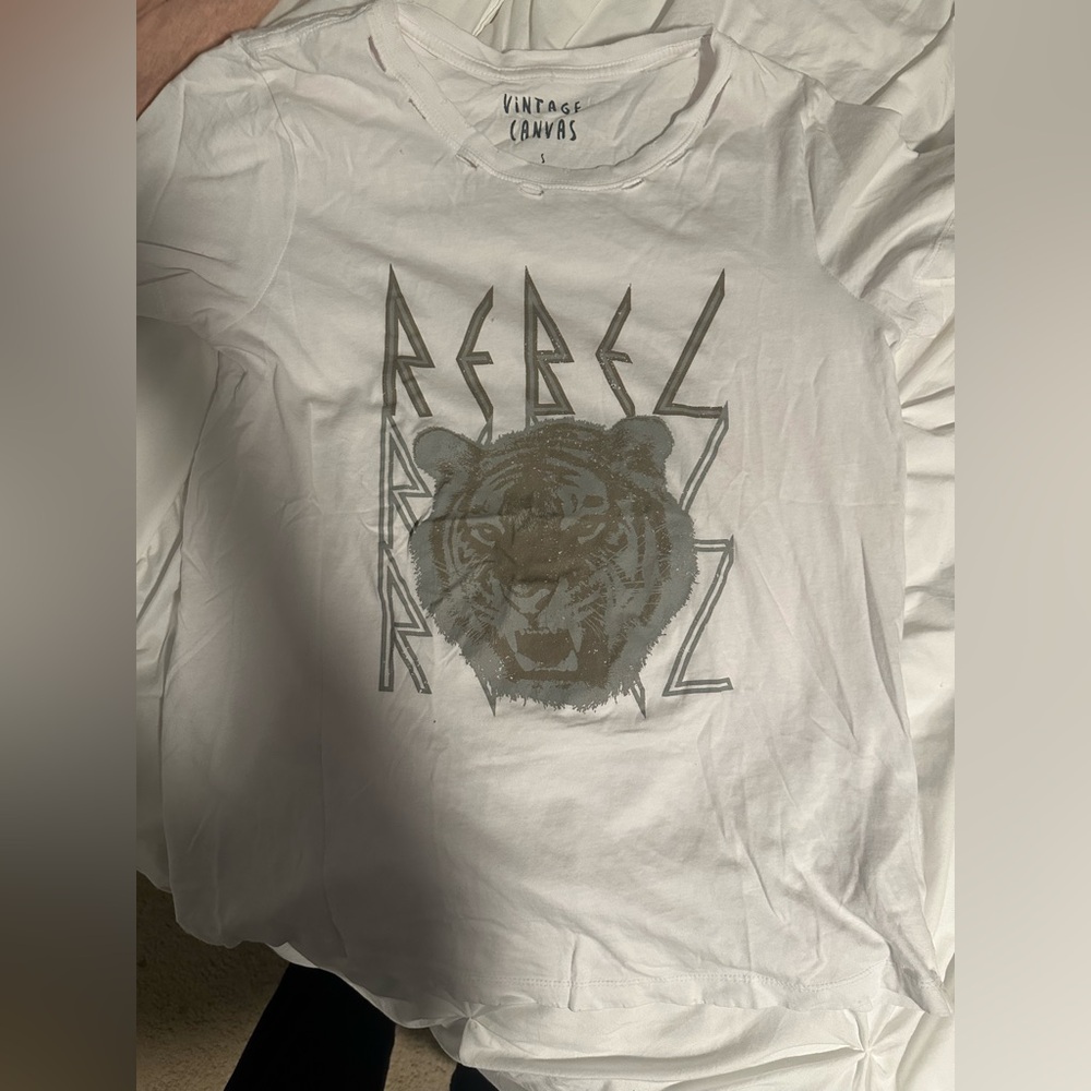 White Tiger Shirt 
(holes are supposed to be there)